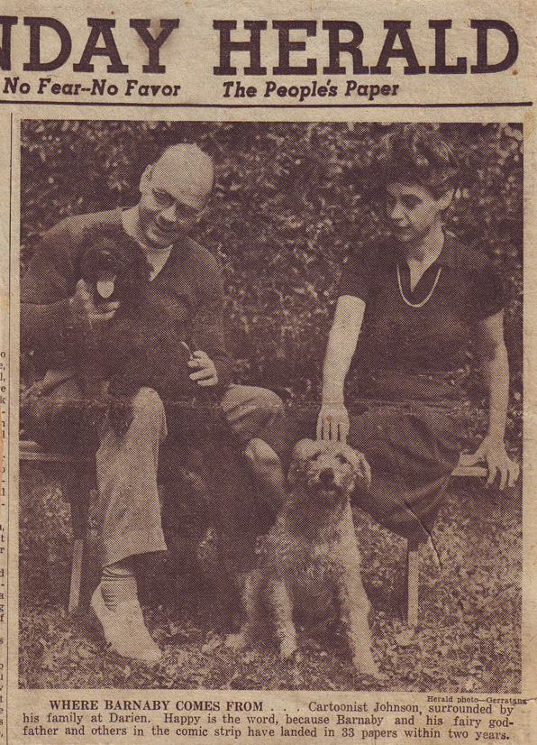 Photo of Crockett Johnson and Ruth Krauss, 1944