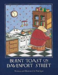 Tim Egan, cover to Burnt Toast on Davenport Street