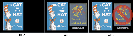 3 slides from Philip Nel's Annotated Cat PowerPoint