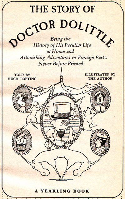 The Story of Doctor Dolittle, frontispiece, 1988