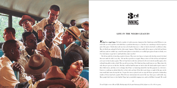 Kadir Nelson, opening to 3rd chapter of We Are the Ship