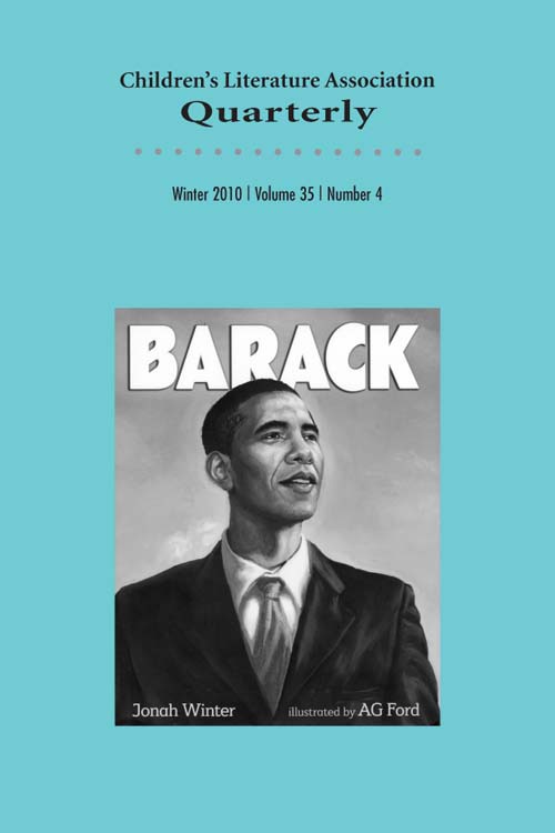 ChLAQ 35.4 (Winter 2010) cover: Winter and Ford's Barack