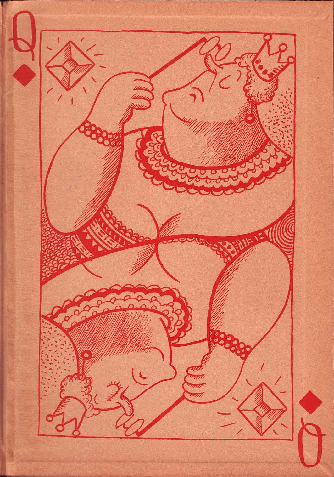 Redfield's Ruling Clawss (1935): right endpaper