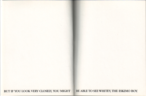 Remy Charlip, It Looks Like Snow (1957): third two-page spread