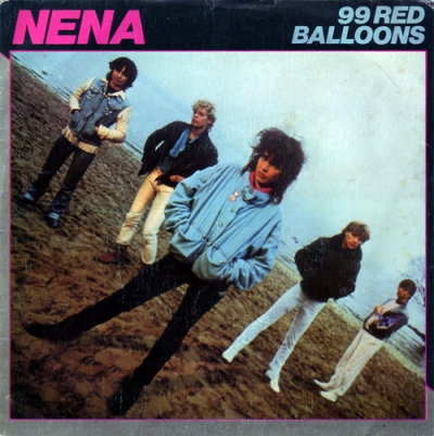 Nena, "99 Red Balloons" ("99 Luftballons"): single cover