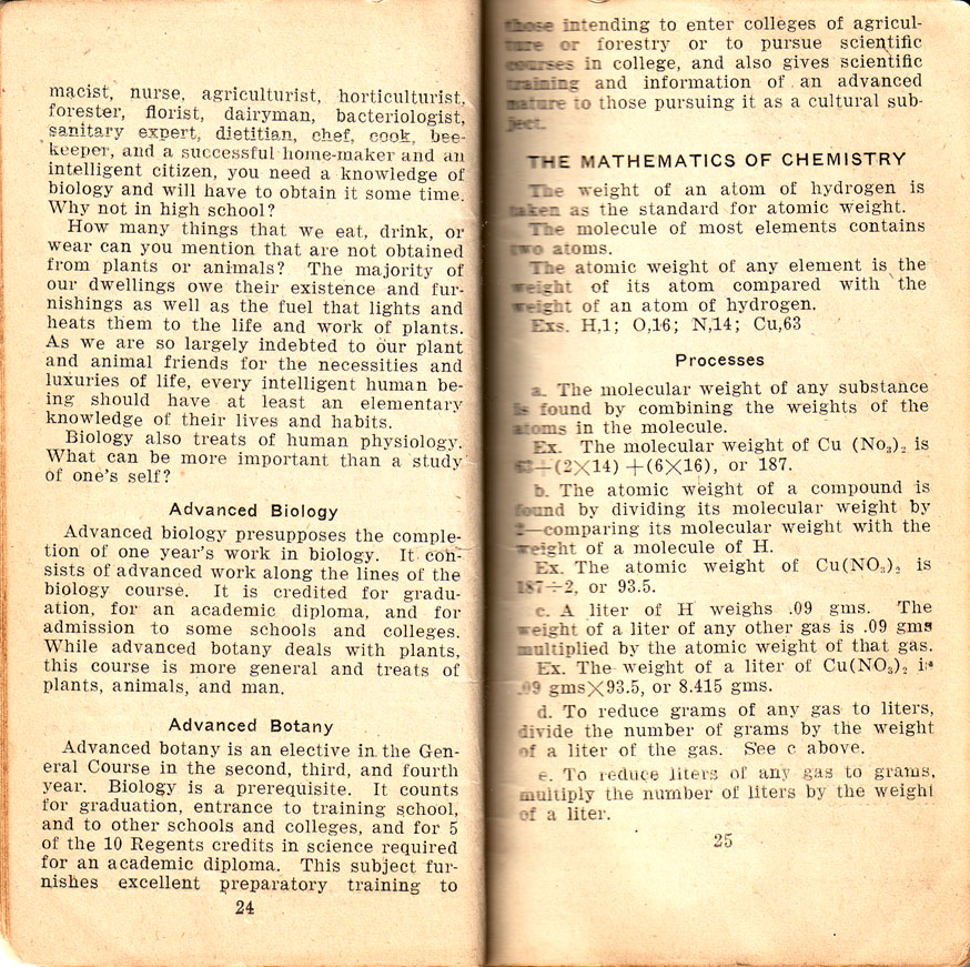Newtown High School Handbook, 1921-1923: pp. 24-25
