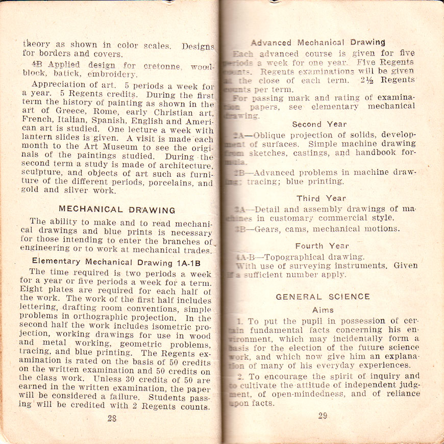 Newtown High School Handbook, 1921-1923: pp. 28-29