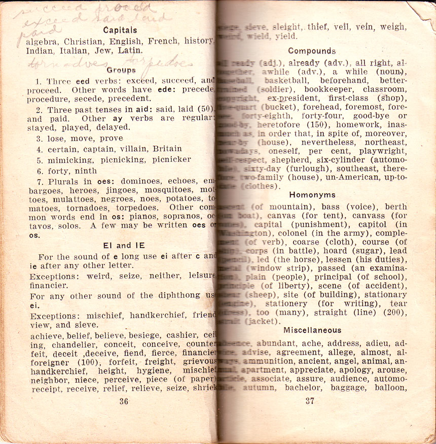 Newtown High School Handbook, 1921-1923: pp. 36-37