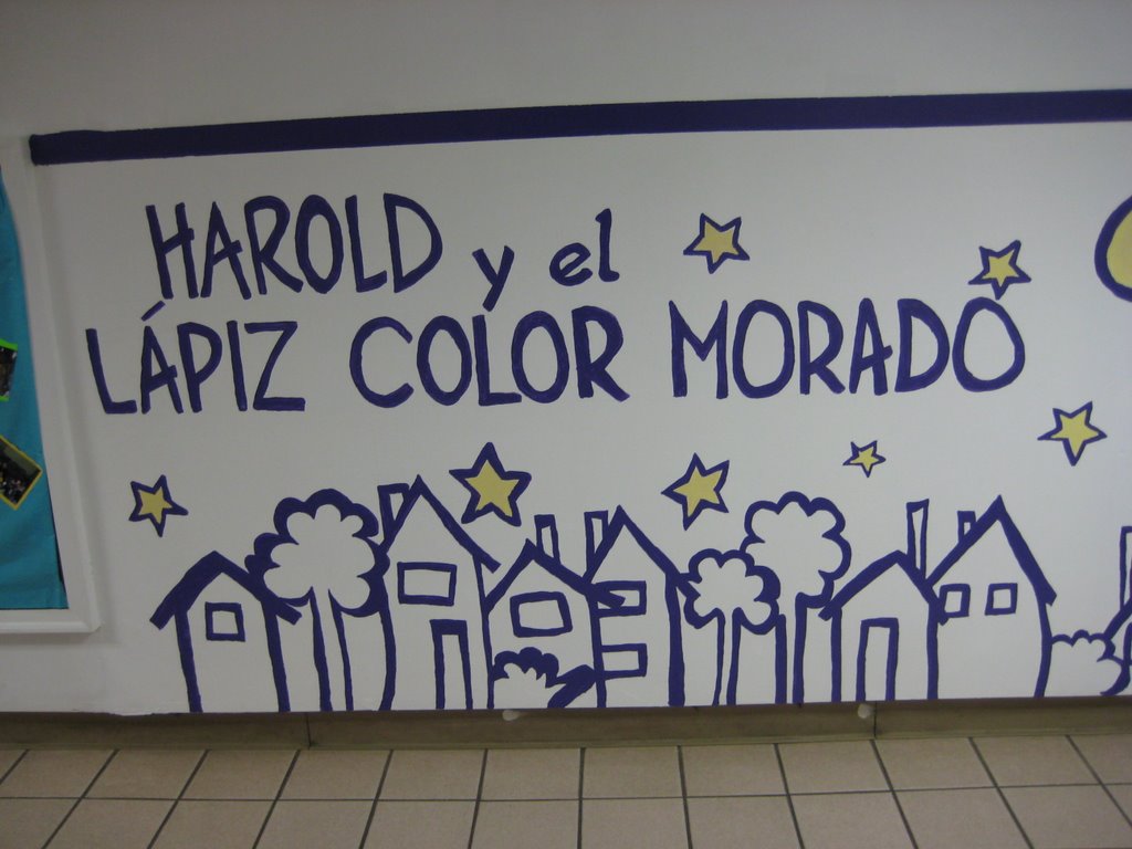Harold mural at Ben Franklin School, Norwalk, Connecticut. Photo by Jackie Curtis.