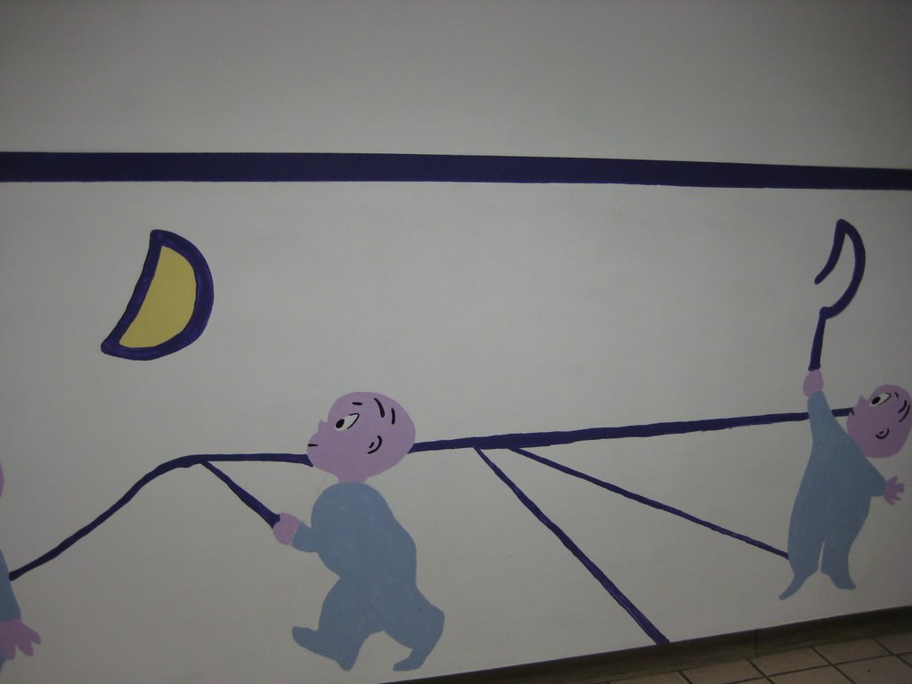 Harold mural at Ben Franklin School, Norwalk, Connecticut. Photo by Jackie Curtis.