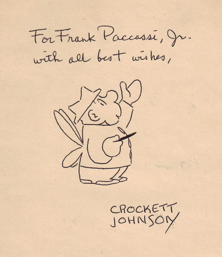 Mr. O'Malley, as drawn by Crockett Johnson, 1962