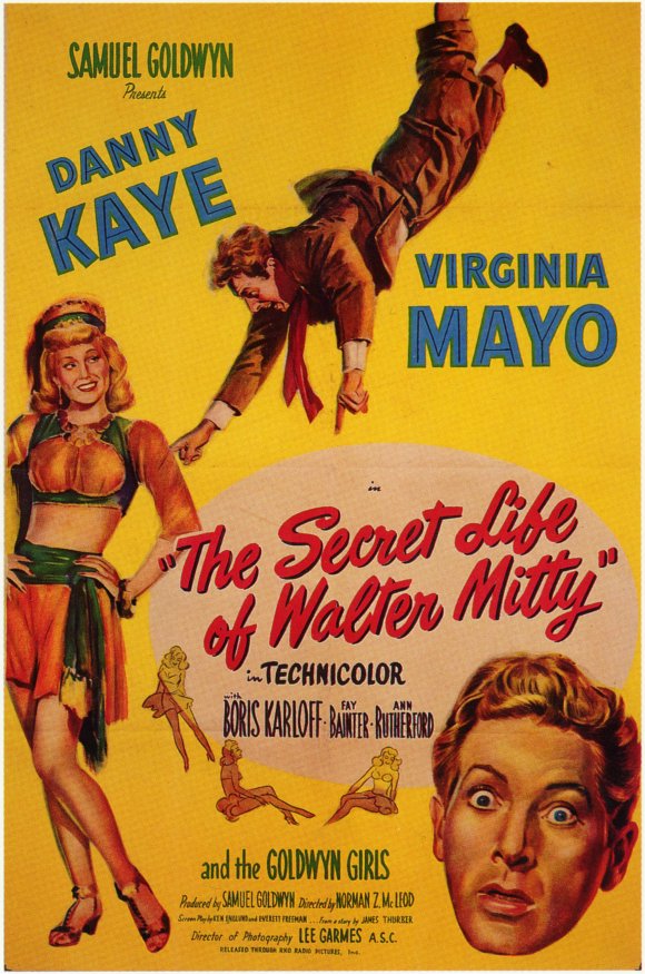 The Secret Life of Walter Mitty (1947): movie poster