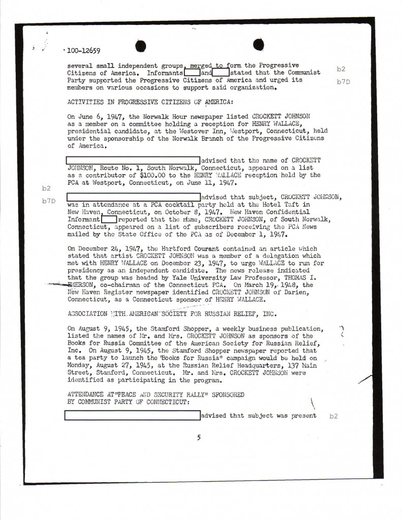 Crockett Johnson's FBI file, page 13