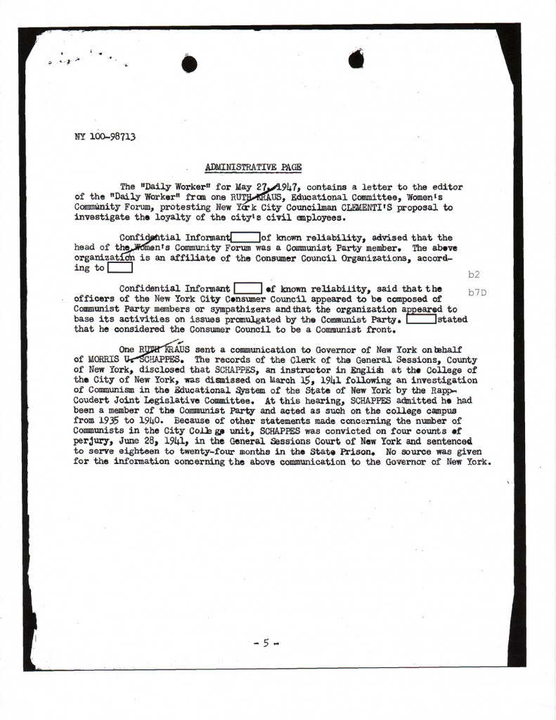 Crockett Johnson's FBI file, page 6