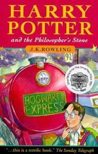 J. K. Rowling, Harry Potter and the Philosopher's Stone (1997): cover