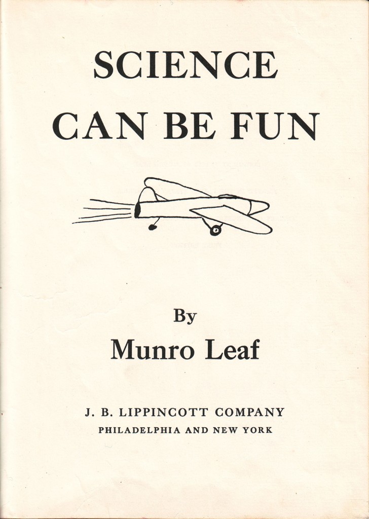 Munro Leaf, Science Can Be Fun (1958): title page