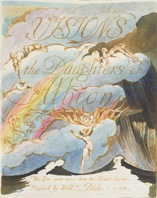 William Blake, Visions of the Daughters of Albion, copy A (1793)