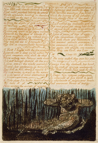 William Blake, Plate 14, The Book of Urizen, copy A (1794)
