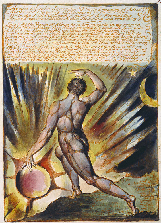 William Blake, Plate 97, Jerusalem (c. 1820)