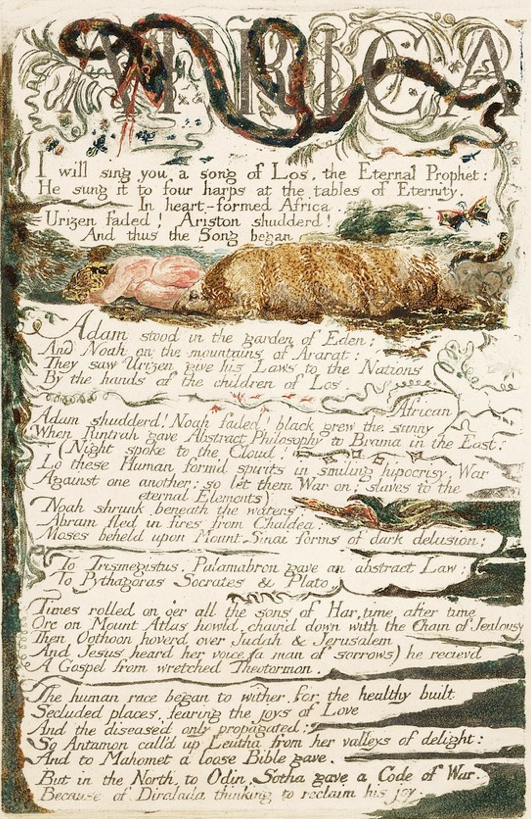 William Blake, The Song of Los