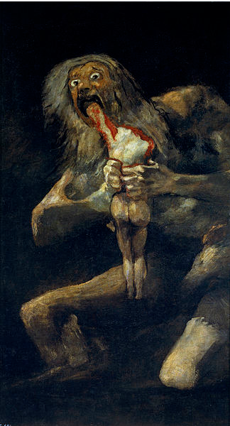 Goya, Saturn Devouring His Children (1819-22)