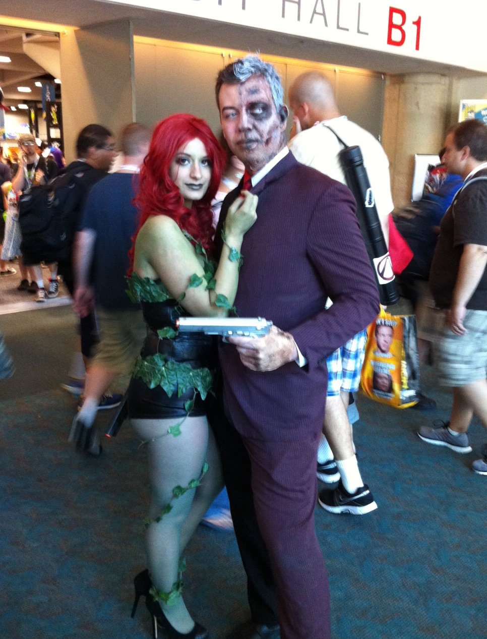 Poison Ivy and Two-Face