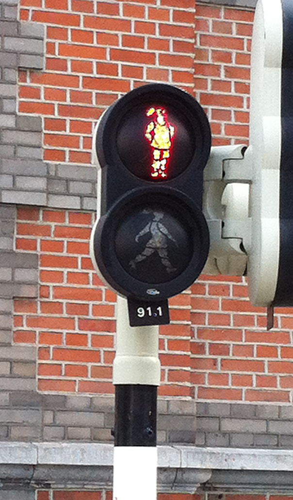 don't walk (Maastricht traffic sign)