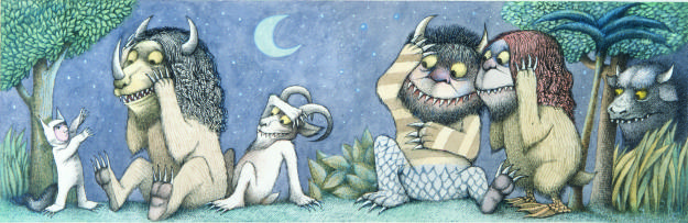 Maurice Sendak, Where the Wild Things Are (1963): til Max Said "BE STILL!" and tamed them with the magic trick