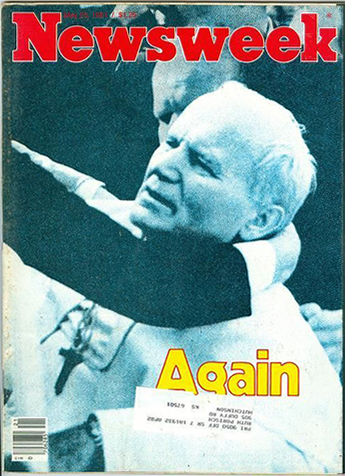 Newsweek: attempted assassination of the Pope, 1981