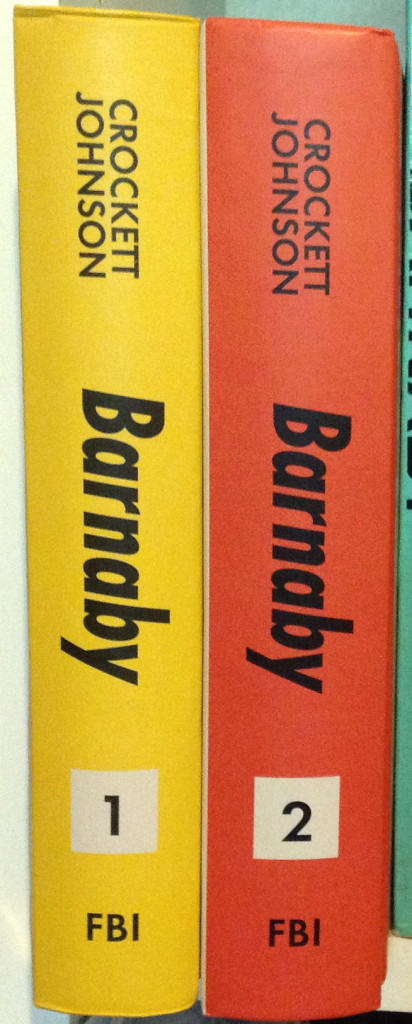 Crockett Johnson's Barnaby, Volumes 1 and 2 (spines)