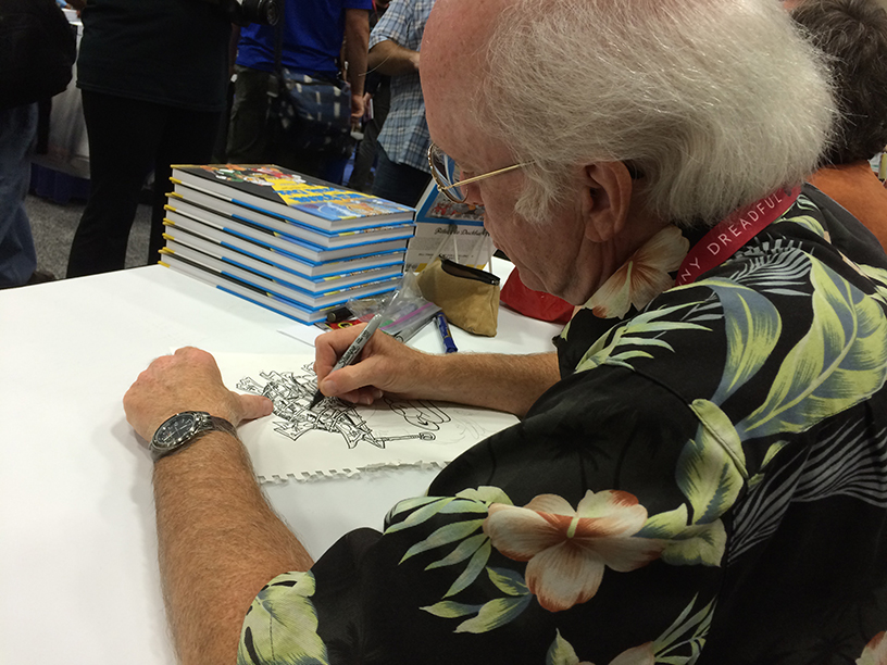 Don Rosa draws Scrooge McDuck, continued...