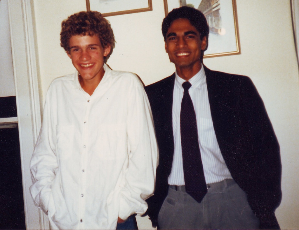 Philip Nel and Shahid Hoda, c. Sept 1987