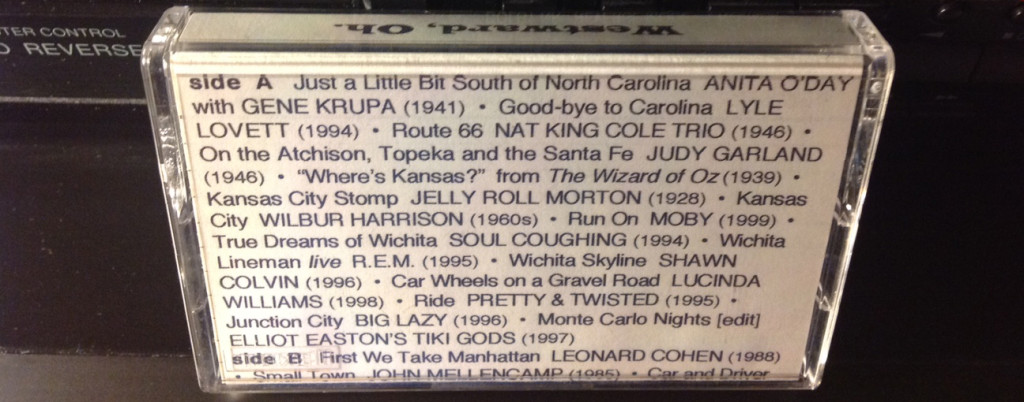 Westward, Oh: a mix made in July 2000 (the month I moved from Charleston, South Carolina to Manhattan, Kansas)
