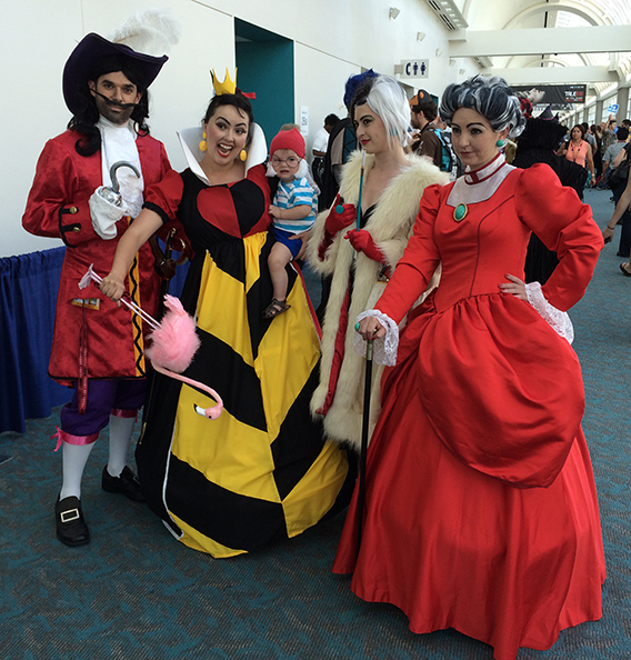 Captain Hook, Red Queen, & friends