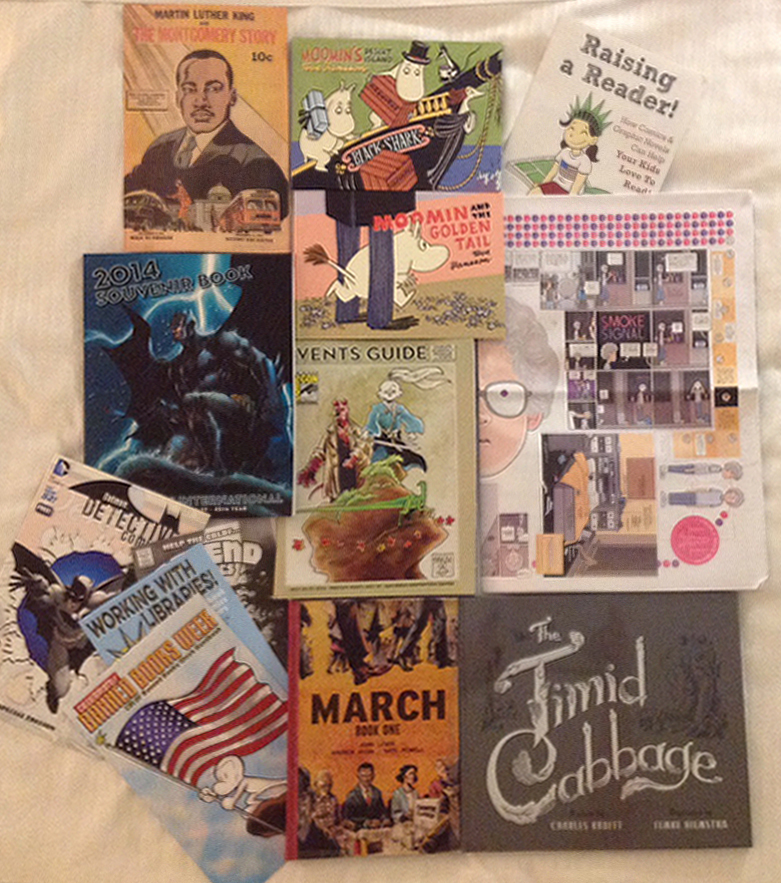 Some of what I got this evening (omitted by accident: Seth's The G.N.B. Double C)