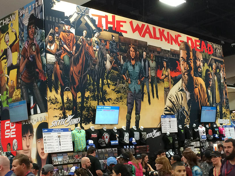 Comic-Con 2014, exhibit hall: Walking Dead