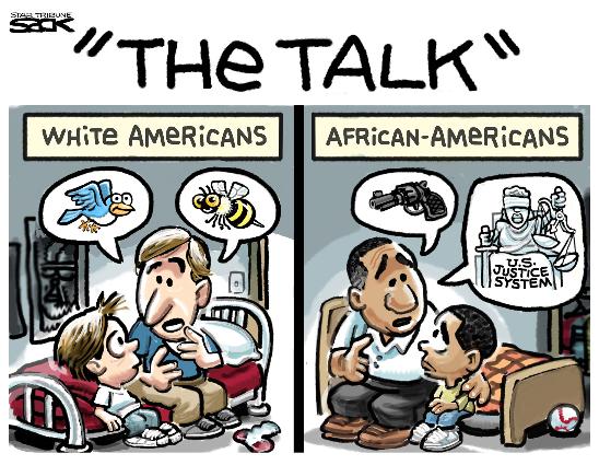 Steve Sack, "The Talk," Minneapolis Star Tribune, 16 July 2013