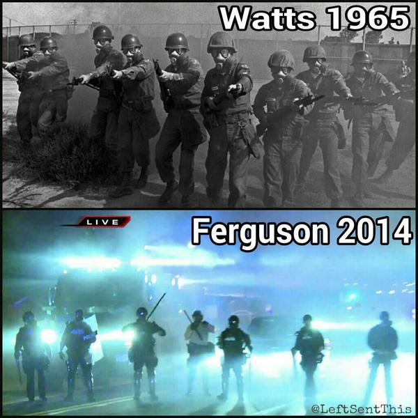 Watts 1965 & Ferguson 2014