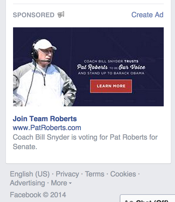 Facebook: Coach Snyder & Pat Roberts (2)