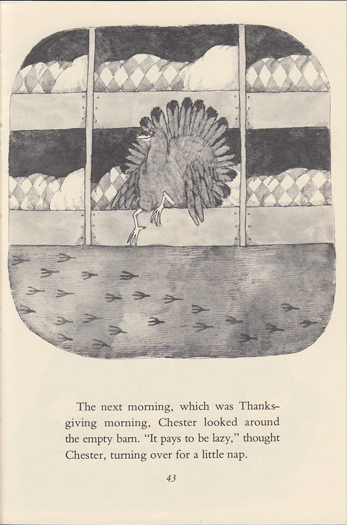 Florence Parry Heide and Sylvia Worth Van Clief, Fables You Shouldn't Pay Any Attention To (1978, illus. by Victoria Chess): "Chester," p. 43