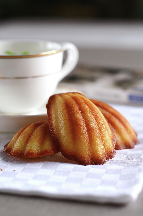 "Madeleines with tea" by Lulu Durand Photography