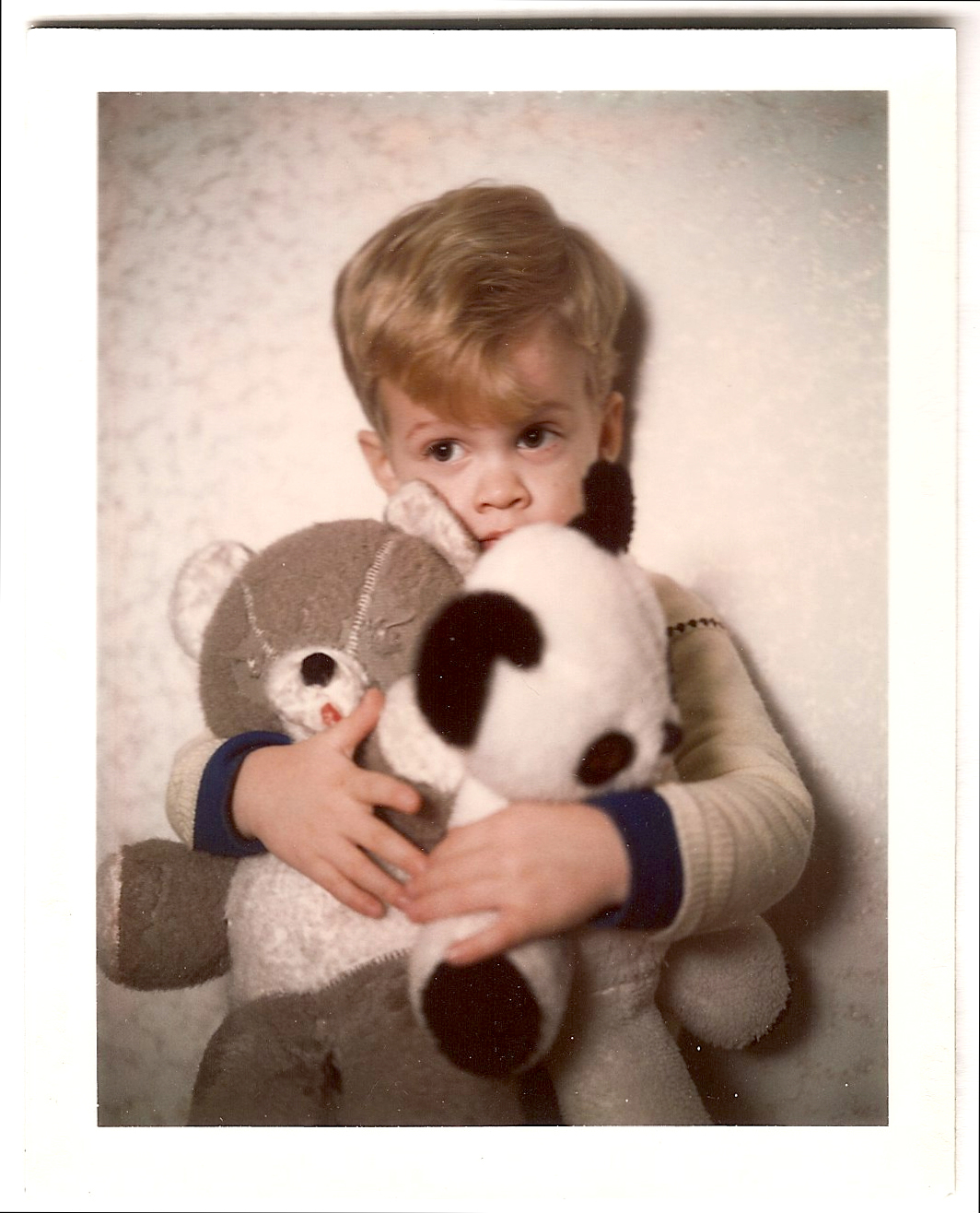 The author, Teddy, and Panda, c. 1972