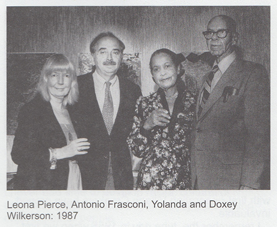 Village Creek: Leona Pierce, Antonio Frasconi, Yolanda and Doxey Wilkerson, 1987