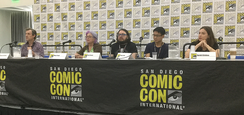 Biographical and Autobiographical Comics panel