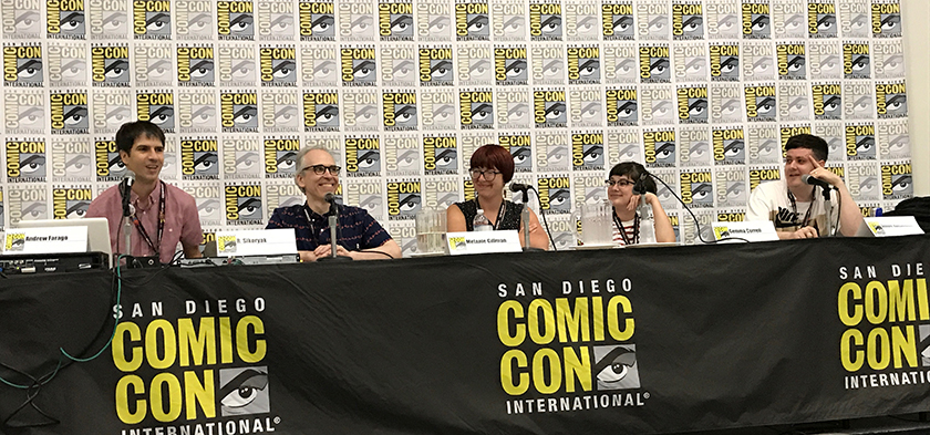 Unconventional Comics panel