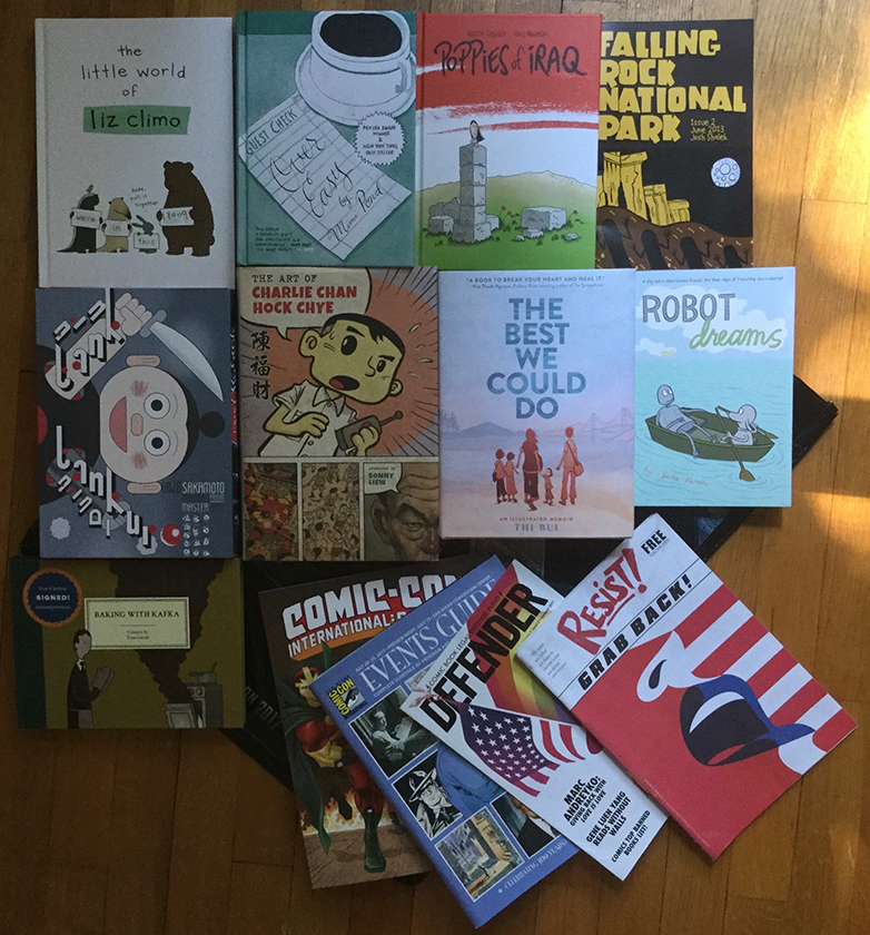 books bought at SDCC 2017