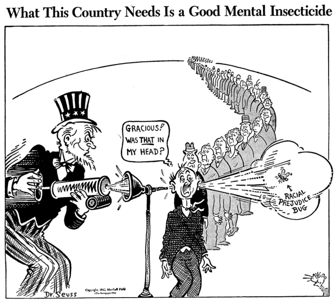 Dr. Seuss, "What This Country Needs Is a Good Mental Insecticide" (PM, 10 June 1942)