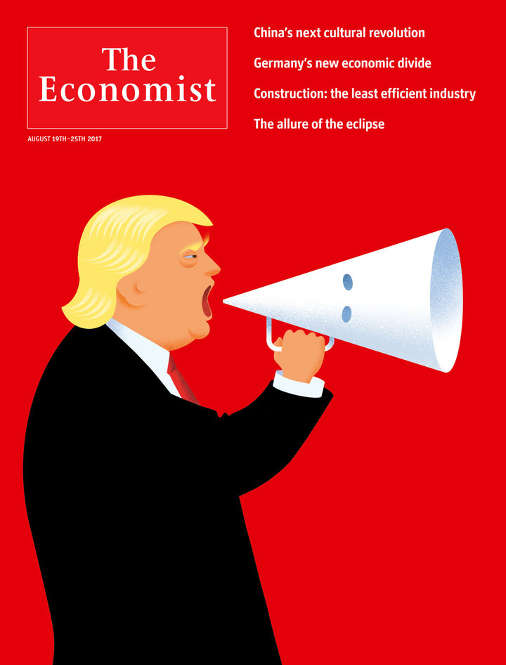 Jon Berkeley, cover for Economist (issue of 19-25 Aug. 2017)