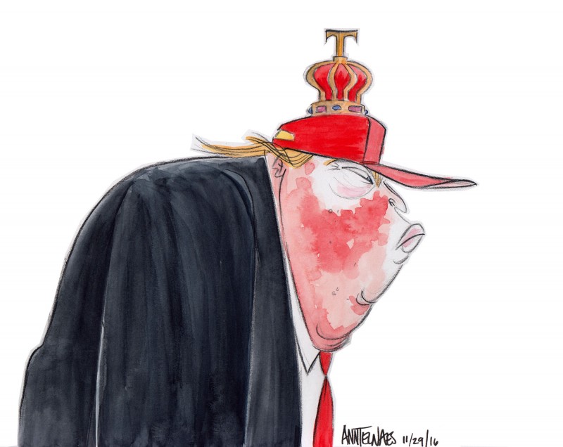 Ann Telnaes, Trump's New Hat