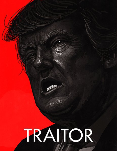 Trump Traitor by Mike Mitchell